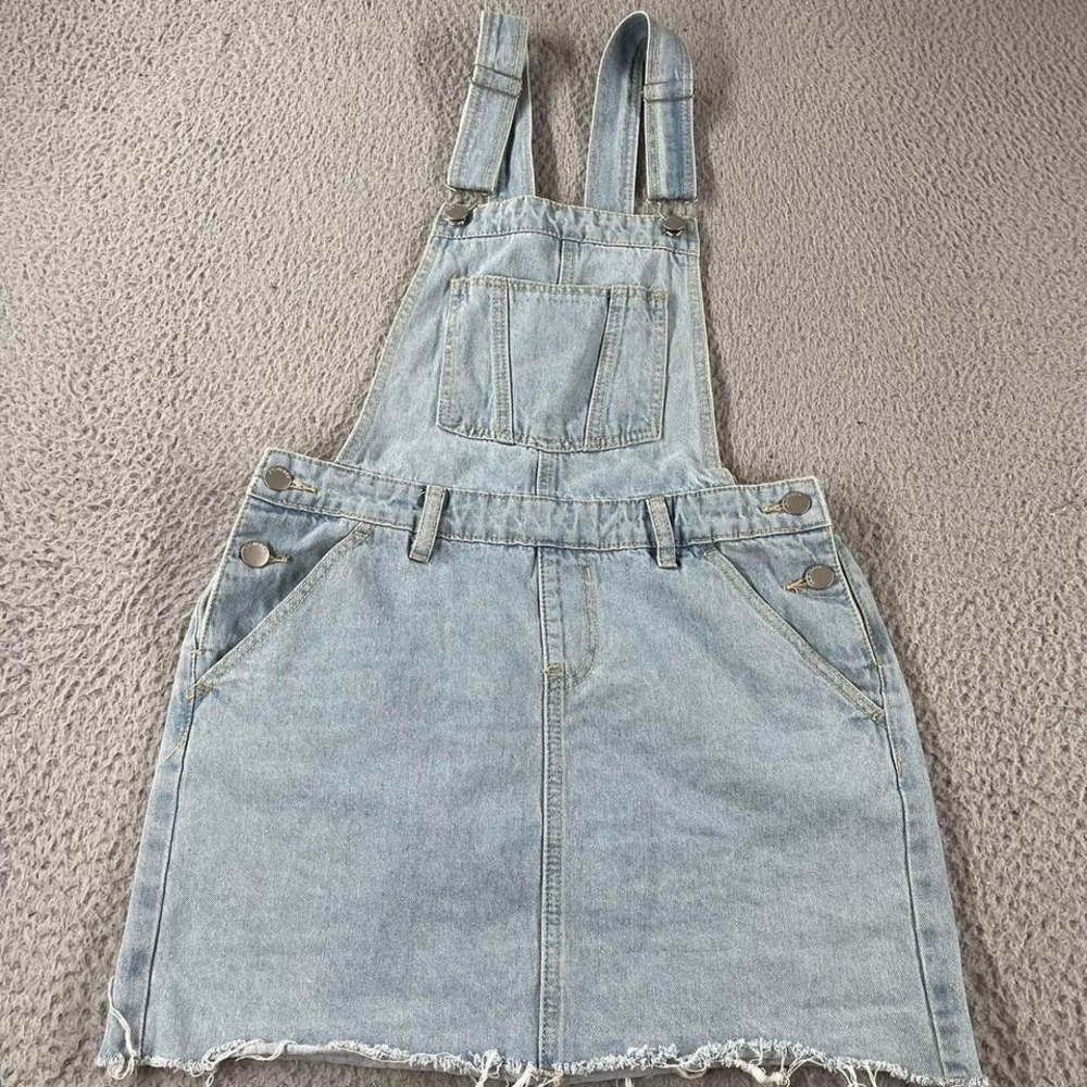 Iris Jeans Cotton‎ Shortalls Overalls Short Medium Blue Denim Summer Spring